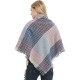 European and American autumn and winter new thickened double-sided checkered fringed square scarf and scarf, women's scarf shawl manufacturer