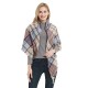 Amazon's best-selling cross-border products for spring, autumn and winter in Europe and America: loop yarn, full polyester, spiky wool, checkered triangular shawls, scarves and scarves Amazon's best-selling cross-border products for spring, autumn and winter in Europe and America: loop yarn, full polyester, spiky wool, checkered triangular shawls, scarves and scarves