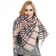 Amazon's popular cross-border items for spring, autumn and winter in Europe and America: loop yarn, full polyester, spiky wool, checkered triangular shawls, scarves and scarves Amazon's popular cross-border items for spring, autumn and winter in Europe and America: loop yarn, full polyester, spiky wool, checkered triangular shawls, scarves and scarves