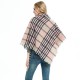 Amazon's popular cross-border items for spring, autumn and winter in Europe and America: loop yarn, full polyester, spiky wool, checkered triangular shawls, scarves and scarves Amazon's popular cross-border items for spring, autumn and winter in Europe and America: loop yarn, full polyester, spiky wool, checkered triangular shawls, scarves and scarves