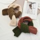 Korean autumn and winter new style gold coin needle color-blocked woolen scarf, women's small scarf, scarf, wholesale from Tonglu factory Korean autumn and winter new style gold coin needle color-blocked woolen scarf, women's small scarf, scarf, wholesale from Tonglu factory