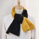 Korean autumn and winter new style gold coin needle color-blocked woolen scarf, women's small scarf, scarf, wholesale from Tonglu factory Korean autumn and winter new style gold coin needle color-blocked woolen scarf, women's small scarf, scarf, wholesale from Tonglu factory