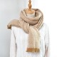 Wholesale of Korean autumn and winter new herringbone woolen scarves for women and men, knitted scarves and couple scarves Wholesale of Korean autumn and winter new herringbone woolen scarves for women and men, knitted scarves and couple scarves