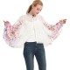Summer new button sun-protective clothing for driving and cycling, women 's cardigan printed anti-嗮 thin shawl sunshade cape Summer new button sun-protective clothing for driving and cycling, women 's cardigan printed anti-嗮 thin shawl sunshade cape