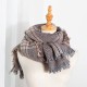 New autumn and winter checkered large scarf for women, thickened and enlarged faux cashmere warm scarf shawl New autumn and winter checkered large scarf for women, thickened and enlarged faux cashmere warm scarf shawl