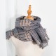 New autumn and winter checkered large scarf for women, thickened and enlarged faux cashmere warm scarf shawl New autumn and winter checkered large scarf for women, thickened and enlarged faux cashmere warm scarf shawl