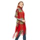 New autumn and winter style European and American loop yarn polyester women's warm thickened thick beard, thick tassel and fine checkered scarf for foreign trade