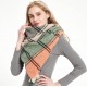 Amazon's popular cross-border European and American spring, autumn and winter women's loop yarn full polyester knitted plaid triangular shawls and scarves Amazon's popular cross-border European and American spring, autumn and winter women's loop yarn full polyester knitted plaid triangular shawls and scarves