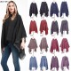 Factory direct sales, foreign trade in stock, European and American spring, autumn and winter women's shawls with floral patterns, pure black hooded capes Factory direct sales, foreign trade in stock, European and American spring, autumn and winter women's shawls with floral patterns, pure black hooded capes