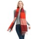 Amazon's popular autumn and winter British-style couple tassel scarves and large checkered shawls for foreign trade Amazon's popular autumn and winter British-style couple tassel scarves and large checkered shawls for foreign trade