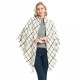 Factory direct sales, new autumn and winter style scarves, faux cashmere acrylic black beige checkered square scarves and shawls for women