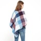 Factory direct sales of 48-count fine yarn high-density checkered square scarves and shawls for women with European and American autumn and winter outer molds