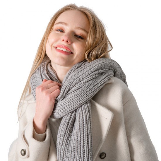 Wholesale of Korean autumn and winter new acrylic solid-color woolen scarves for men, women and couples, extended woolen scarves and shawls Wholesale of Korean autumn and winter new acrylic solid-color woolen scarves for men, women and couples, extended woolen scarves and shawls