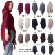 Foreign trade autumn and winter new knitted hooded cape shawl, monochrome pullover cape knitted sweater, hooded large shawl manufacturer Foreign trade autumn and winter new knitted hooded cape shawl, monochrome pullover cape knitted sweater, hooded large shawl manufacturer