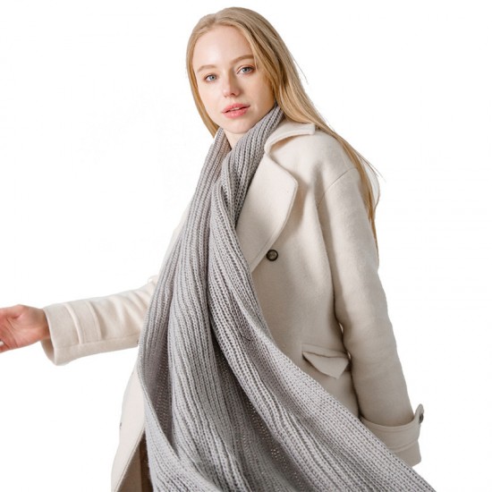 Wholesale of Korean autumn and winter new acrylic solid-color woolen scarves for men, women and couples, extended woolen scarves and shawls Wholesale of Korean autumn and winter new acrylic solid-color woolen scarves for men, women and couples, extended woolen scarves and shawls