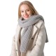 Wholesale of Korean autumn and winter new acrylic solid-color woolen scarves for men, women and couples, extended woolen scarves and shawls Wholesale of Korean autumn and winter new acrylic solid-color woolen scarves for men, women and couples, extended woolen scarves and shawls