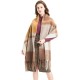 Thickened double-sided patchwork scarves and shawls for autumn and winter in the European and American style with thick tassels and braids Thickened double-sided patchwork scarves and shawls for autumn and winter in the European and American style with thick tassels and braids