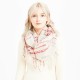 New long-flow comb acrylic loop yarn checkered neck scarf for foreign trade autumn and winter, men's and women's checkered neck scarf neck protection New long-flow comb acrylic loop yarn checkered neck scarf for foreign trade autumn and winter, men's and women's checkered neck scarf neck protection