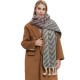 Foreign trade autumn and winter shawl, European and American new thickened scarf, imitation mohair knotted thick braided scarf manufacturer Foreign trade autumn and winter shawl, European and American new thickened scarf, imitation mohair knotted thick braided scarf manufacturer