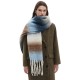 Factory direct supply of new autumn and winter season scarves and shawls in Europe and America for cross-border trade, with loop yarn and thick tassel gradient colors Factory direct supply of new autumn and winter season scarves and shawls in Europe and America for cross-border trade, with loop yarn and thick tassel gradient colors
