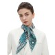 Amazon Premium Foreign Trade Spring, summer and autumn thin headscarves, anti-wrinkle and anti-static double-sided printed silk scarves and square scarves Amazon Premium Foreign Trade Spring, summer and autumn thin headscarves, anti-wrinkle and anti-static double-sided printed silk scarves and square scarves