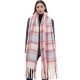 Factory direct supply 2025 new style of European and American autumn and winter checkered scarves and shawls for export. Wholesale Factory direct supply 2025 new style of European and American autumn and winter checkered scarves and shawls for export. Wholesale