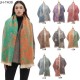 Factory direct supply of cross-border export European and American autumn and winter women's shawls, 2024 new style flower jacquard scarves in stock Factory direct supply of cross-border export European and American autumn and winter women's shawls, 2024 new style flower jacquard scarves in stock