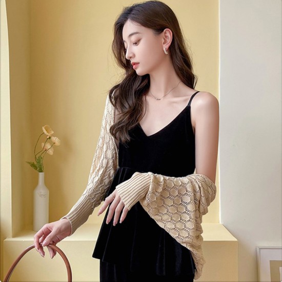 The factory directly supplies summer honeycomb office sleeves that can wear ice silk small jackets The factory directly supplies summer honeycomb office sleeves that can wear ice silk small jackets