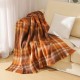 Foreign trade European and American autumn and winter hoop yarn imitation mohair coffee-colored thickened shawl cover blanket manufacturer Foreign trade European and American autumn and winter hoop yarn imitation mohair coffee-colored thickened shawl cover blanket manufacturer