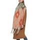 Factory direct supply for export to Europe and America: thickened faux mohair, thick tassel, large jacquard diamond-shaped scarves and shawls for autumn and winter