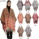 Amazon's best-selling 2025 new style European and American autumn and winter jacquard striped shawl with loop yarn imitation mohair thickening Amazon's best-selling 2025 new style European and American autumn and winter jacquard striped shawl with loop yarn imitation mohair thickening