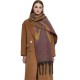 New thick beard shawl for foreign trade, European and American autumn and winter, thickened loop yarn, wavy pattern large jacquard thick tassel scarf New thick beard shawl for foreign trade, European and American autumn and winter, thickened loop yarn, wavy pattern large jacquard thick tassel scarf