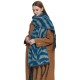 Cross-border new style scarf for export, European and American autumn and winter scarves, circle yarn jacquard zebra pattern thick tassel scarf manufacturer