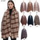 Customized manufacturer of new large-sized and thickened short-sleeved checkered scarves and shawls for autumn and winter in Europe and America Customized manufacturer of new large-sized and thickened short-sleeved checkered scarves and shawls for autumn and winter in Europe and America
