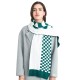 Factory direct supply of new autumn and winter woolen scarves for export, Korean version of checkered knitted scarves for male and female students and couples Factory direct supply of new autumn and winter woolen scarves for export, Korean version of checkered knitted scarves for male and female students and couples