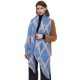 Amazon's hot foreign trade European and American autumn and winter loop yarn 2023 new checkered diagonal scarf and women's shawl manufacturer Amazon's hot foreign trade European and American autumn and winter loop yarn 2023 new checkered diagonal scarf and women's shawl manufacturer