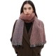 Wholesale of men's and women's scarves and shawls for autumn and winter in Europe and America, with floral patterns, short beards and fringed fur, from Tonglu factory Wholesale of men's and women's scarves and shawls for autumn and winter in Europe and America, with floral patterns, short beards and fringed fur, from Tonglu factory