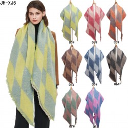 Amazon's best-selling new shawl for export, European and American round-robin diamond-shaped diagonal scarf in stock wholesale manufacturer