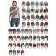 Factory direct supply of cross-border popular and in-stock new European and American scarves, large checkered triangular shawls and scarves for spring, autumn and winter