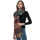 Wholesale of new thickened wavy striped ethnic style scarves and shawls for autumn and winter in foreign trade from Tonglu manufacturer
