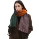 Factory direct supply of 2025 new style scarves for cross-border trade, European and American autumn and winter men's and women's gradient color scarves and shawls Factory direct supply of 2025 new style scarves for cross-border trade, European and American autumn and winter men's and women's gradient color scarves and shawls