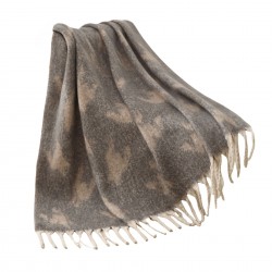 Amazon blanket export new European and American autumn and winter faux mohair thickened checkered large shawl jacquard blanket