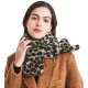 Factory direct supply of Amazon's best-selling scarves with a high-end feel, new autumn and winter circular yarn leopard print scarves for export to Europe and America Factory direct supply of Amazon's best-selling scarves with a high-end feel, new autumn and winter circular yarn leopard print scarves for export to Europe and America