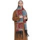 New cross-border shawl for women, European and American autumn and winter thickened imitation mohair coarse tassel large jacquard flower scarf New cross-border shawl for women, European and American autumn and winter thickened imitation mohair coarse tassel large jacquard flower scarf