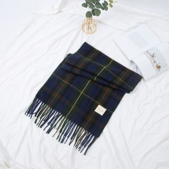 Manufacturer of new autumn and winter Korean version men's warm double-sided checkered scarf and dual-purpose women's shawl for foreign trade Manufacturer of new autumn and winter Korean version men's warm double-sided checkered scarf and dual-purpose women's shawl for foreign trade
