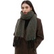 Wholesale of new types of scarves for cross-border trade in Europe and America, autumn and winter for men and women with tassels and colorful floral patterns Wholesale of new types of scarves for cross-border trade in Europe and America, autumn and winter for men and women with tassels and colorful floral patterns