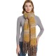 Tonglu manufacturer of new autumn and winter woven loop yarn thickened thick tassel striped scarves and shawls for foreign trade in Europe and America Tonglu manufacturer of new autumn and winter woven loop yarn thickened thick tassel striped scarves and shawls for foreign trade in Europe and America