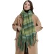 New winter thickened loop yarn, thick beard, thick braid, fringed and striped scarves and shawls for export to Europe and America are in stock New winter thickened loop yarn, thick beard, thick braid, fringed and striped scarves and shawls for export to Europe and America are in stock