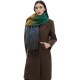 Wholesale manufacturer of cross-border new foreign trade European and American autumn and winter women's shawls with floral gradient tassel scarves Wholesale manufacturer of cross-border new foreign trade European and American autumn and winter women's shawls with floral gradient tassel scarves