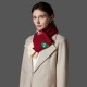 Amazon Premium Cross-border trade European and American autumn and winter new red and green Christmas scarves, deer wool knitted scarves
